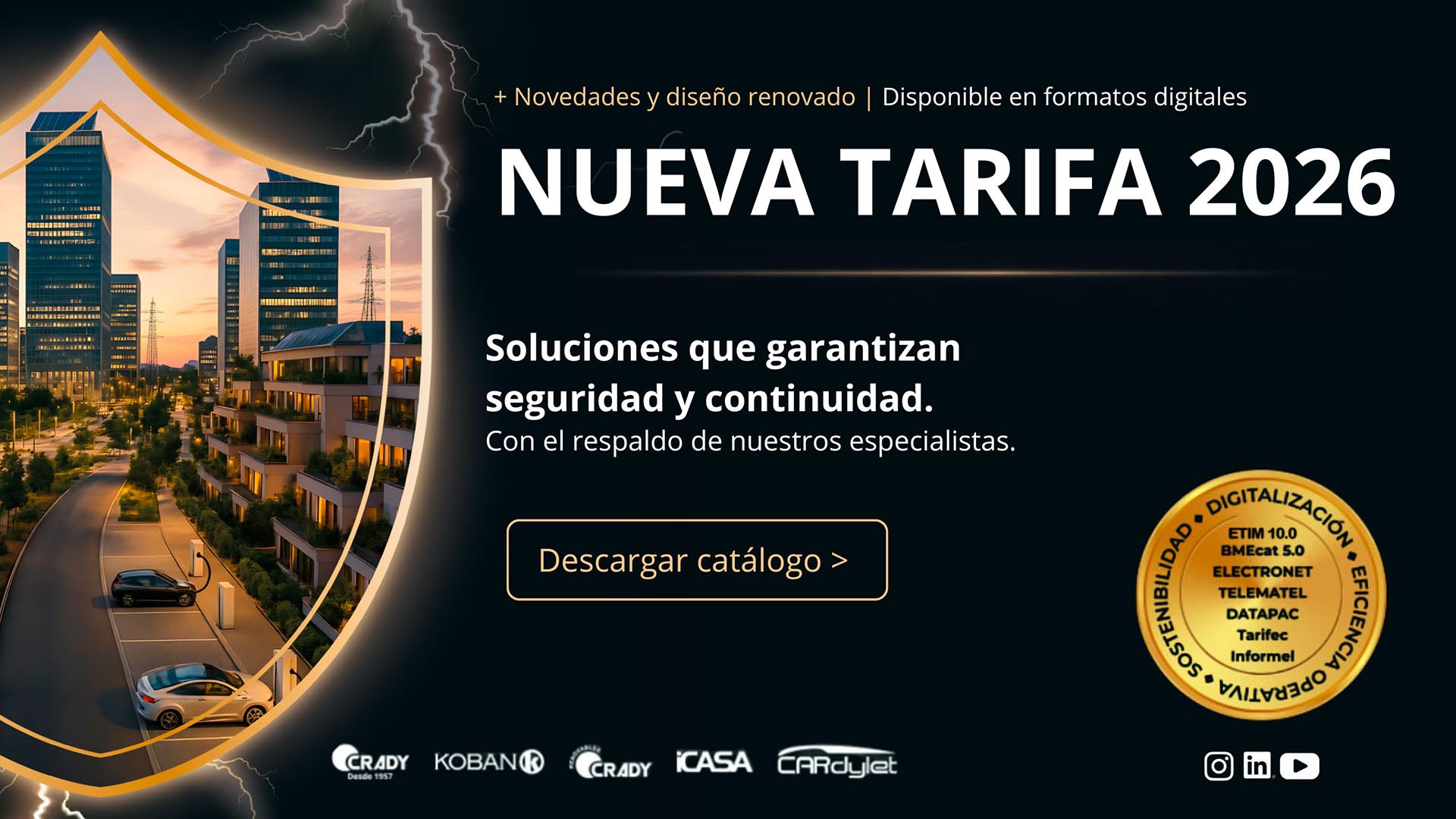 Nuevo catálogo tarifa