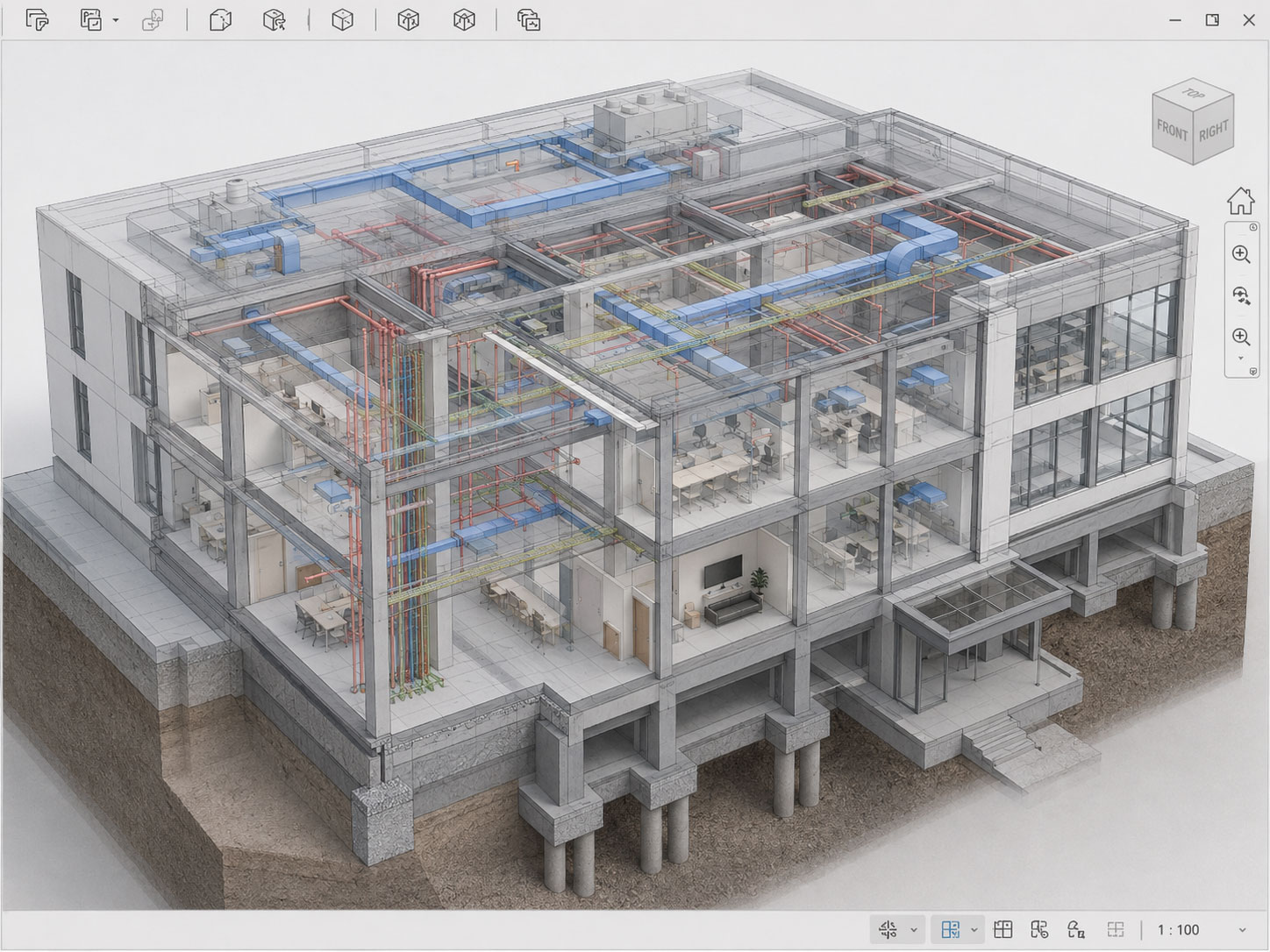 Vista previa de modelo BIM